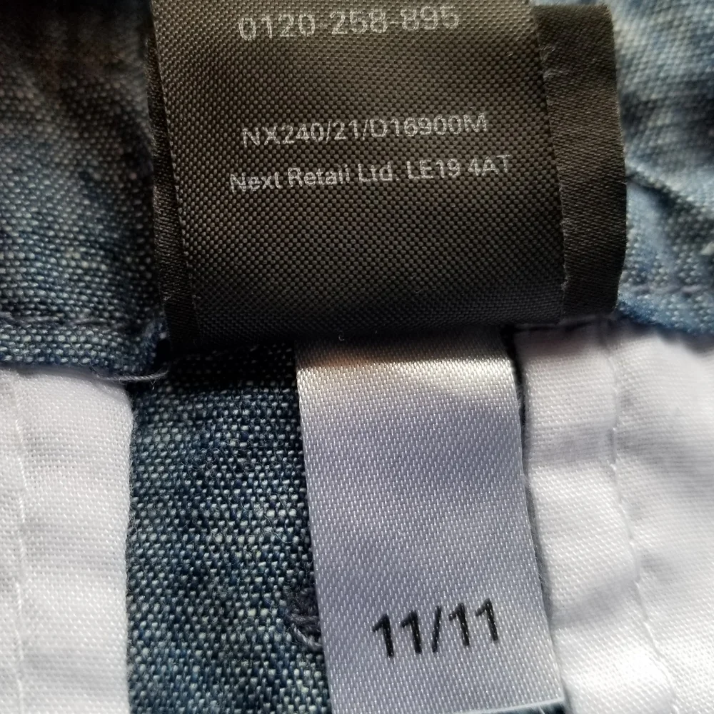 2011 nwt NEXT Direct 5-6 years boy girl chambray overalls - Picture 9 of 15